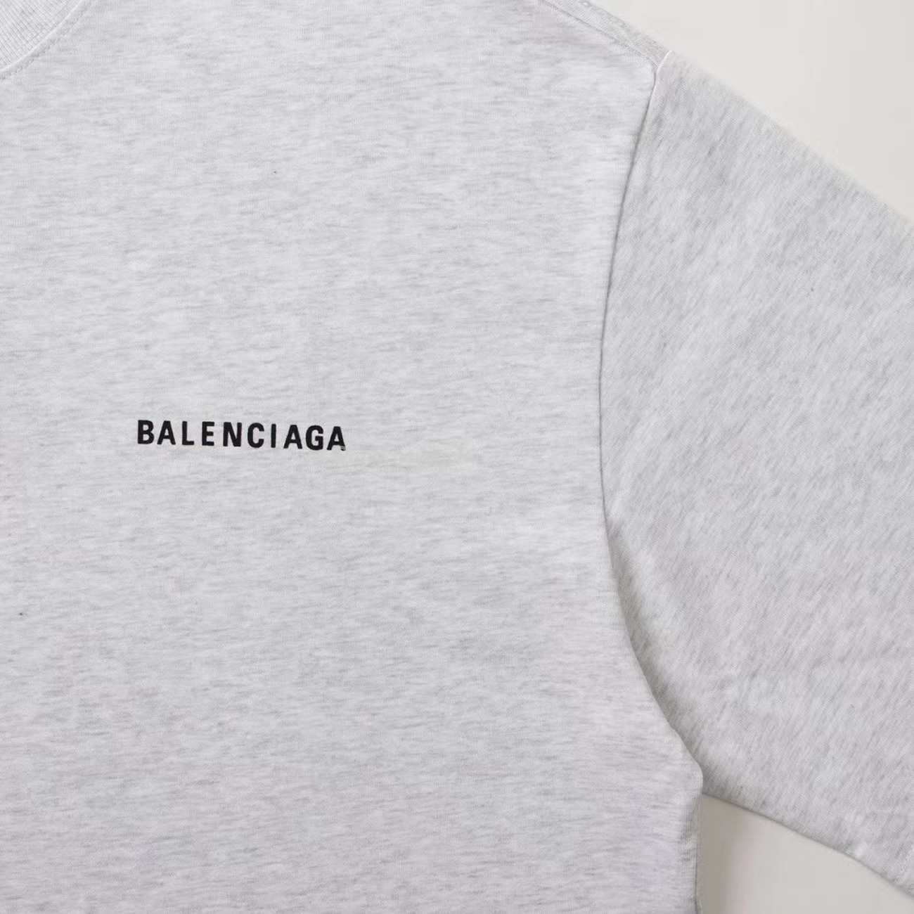 Balenciaga Logo T Shirt Grey (2) - newkick.cc